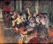 Edgar Degas The Chorus painting